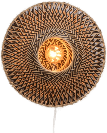 Good & Mojo Bali vegglampe Ø 44 cm