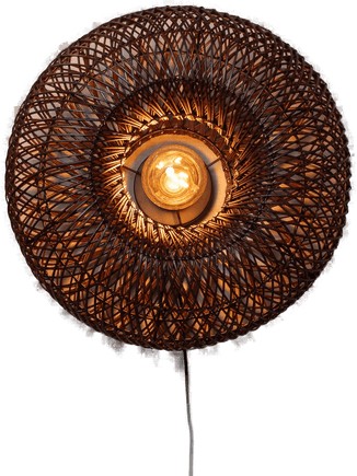 Good & Mojo vegglampe Arizona, rød, Ø 50 cm