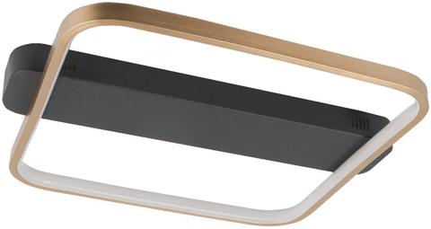 Highlight LED-taklampe Ascona, svart/gull