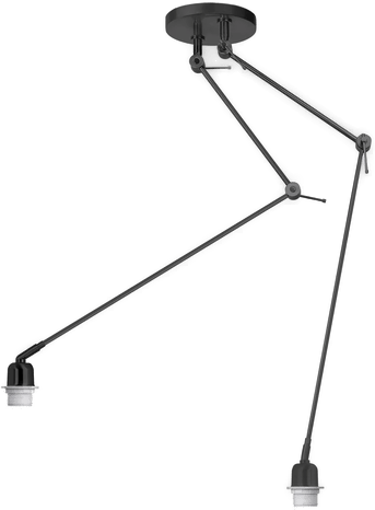 Highlight Taklampe Rod, svart