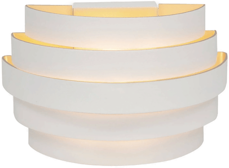 Highlight Scudo vegglampe, hvit, 20 cm