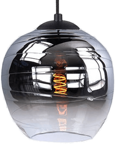 Highlight Fantasy Apple lampeskjerm, røykgrå, Ø 22 cm