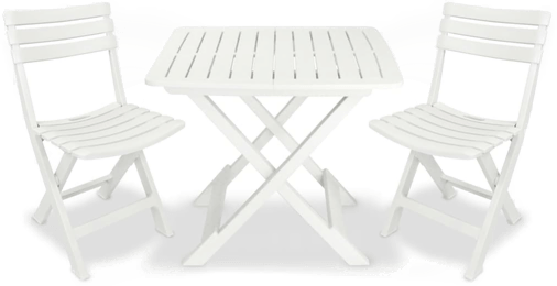 Vidaxl Sammenleggbart bistrosett 3 deler