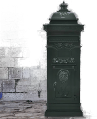 Vidaxl Postkasse aluminium grønn