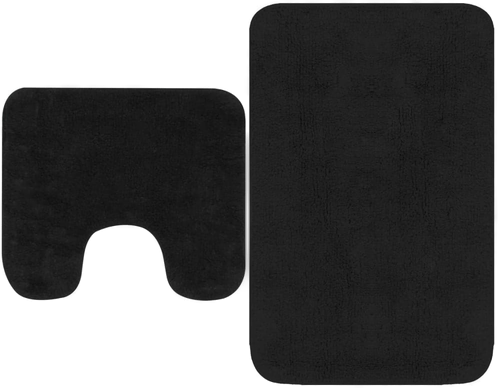 Vidaxl Baderomsmattesett 2 stk antrasitt