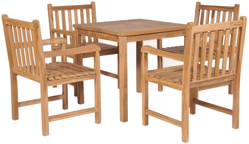 Vidaxl Hagemøbelsett 5 deler