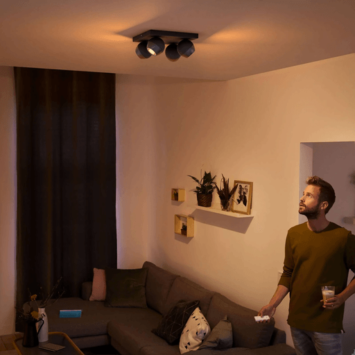 Philips Hue Buckram dimmebryter svart