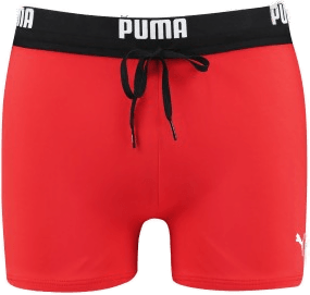 Puma Badebukser Logo Rød
