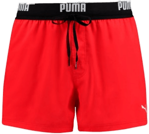 Puma Badebukser Logo Rød