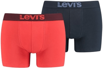 Levis 2P Base Boxer Rød/Blå