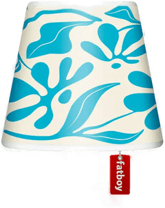 Fatboy Cooper cappie lampeskjerm blue leaf