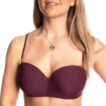 Calvin Klein Core Solid Bandeau Bikini Vinrød