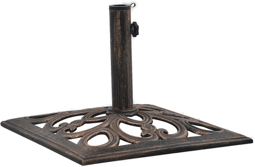 Vidaxl Parasollfot 12 kg bronse