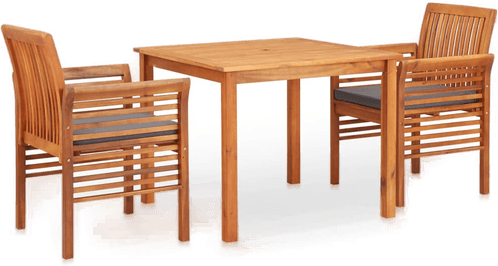 Vidaxl Utendørs spisestue 3 deler