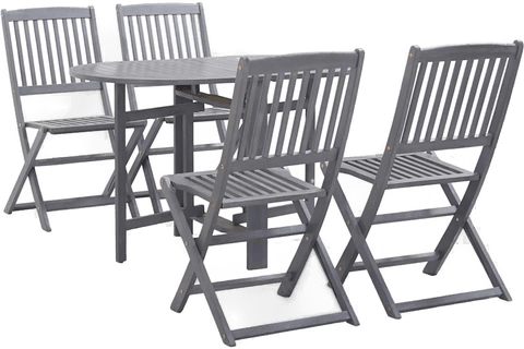 Vidaxl Utendørs spisestue 5 deler