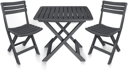 Vidaxl Sammenleggbart bistrosett 3 deler