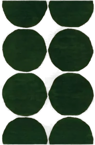 Marimekko Isot Kvitet ullteppe 250x350 cm