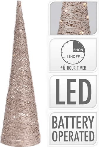 Haahr & Co Juletre Mat Gull 60 cm