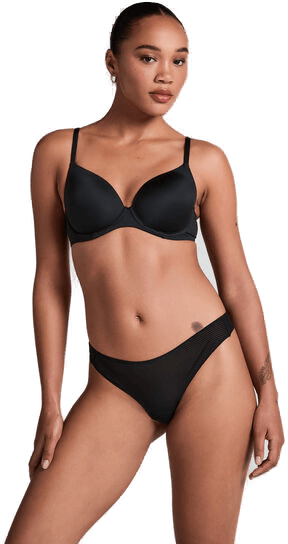 Hunkemöller Usynlig thong Svart