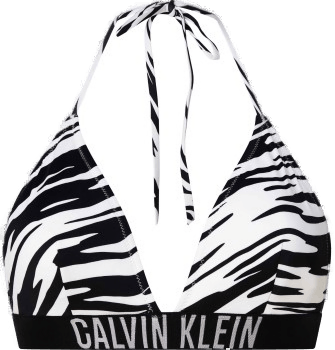 Calvin Klein Print Triangle Bikini Top Zebra