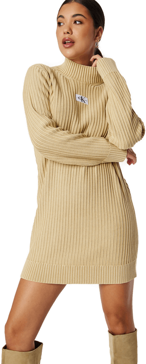 Calvin Klein Jeans Washed Monologo Sweater Dress