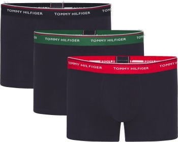 Tommy Hilfiger 3P Essentials Boxers Rød/Grønn