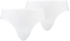 Puma 2P Women Plain Brief Hvit