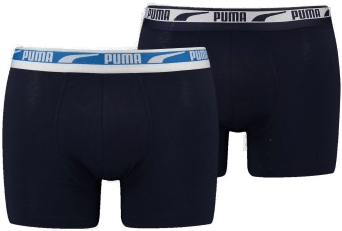 Puma Multi Logo Boxer Svart/Blå