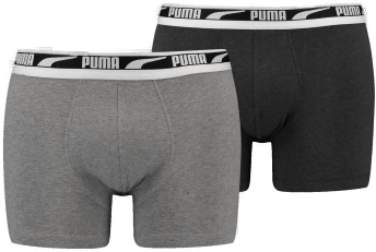 Puma 2P Men Multi Logo Boxer