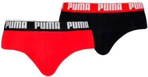 Puma 2P Men Everyday Brief Rød/Svart