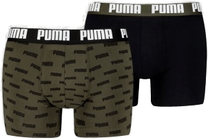 Puma 2P Everyday Aop Boxer Svart/Grønn