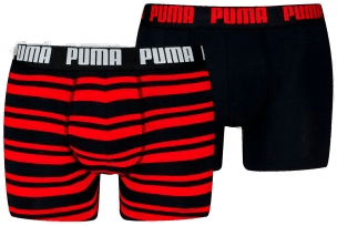 Puma Heritage Stripe Boxer Svart/Rød
