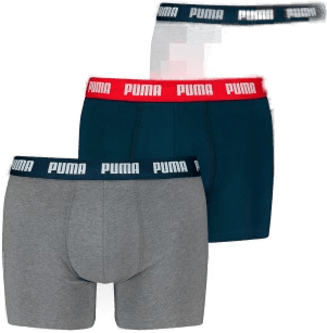 Puma 3P Everyday Boxer Grå/Blå