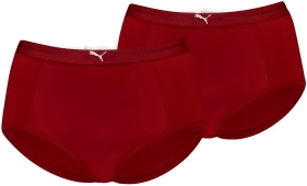 Puma Truser 2P High Waist Mørkrød