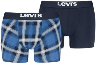 Levis Argyle Check Boxer Blå