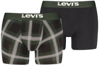Levis Argyle Check Boxer Grønn