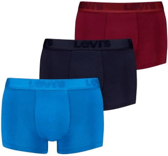 Levis 3P Premium Trunk Rød/Blå Small