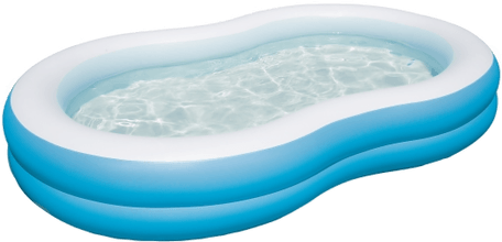 Bestway oppblåsbart basseng Big Lagune 262x157 cm