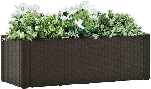 Vidaxl Høybed med selvvanningssystem 100x43 cm