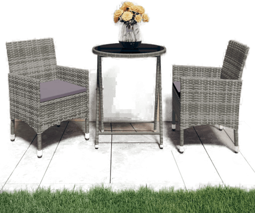 Vidaxl Hagebistrosett 3 deler