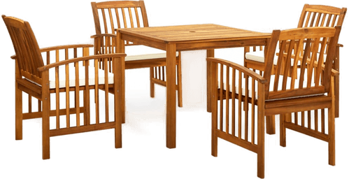 Vidaxl Hagespisegruppe 5 deler