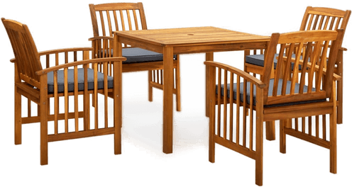 Vidaxl Hagespisegruppe 5 deler