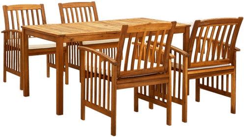 Vidaxl Hagespisegruppe 5 deler