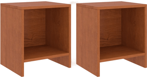 Vidaxl Nattbord 2 stk honningbrun 35x30x40 cm