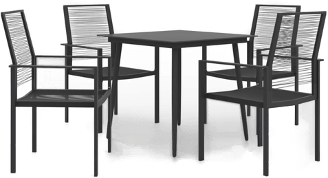 Vidaxl Hagespisestue 5 deler