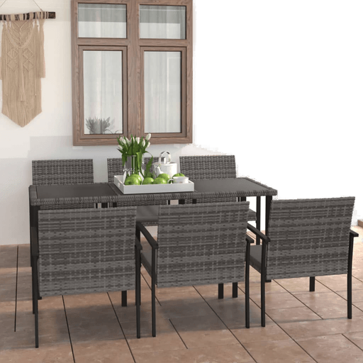 Vidaxl Hagespisegruppe 7 deler