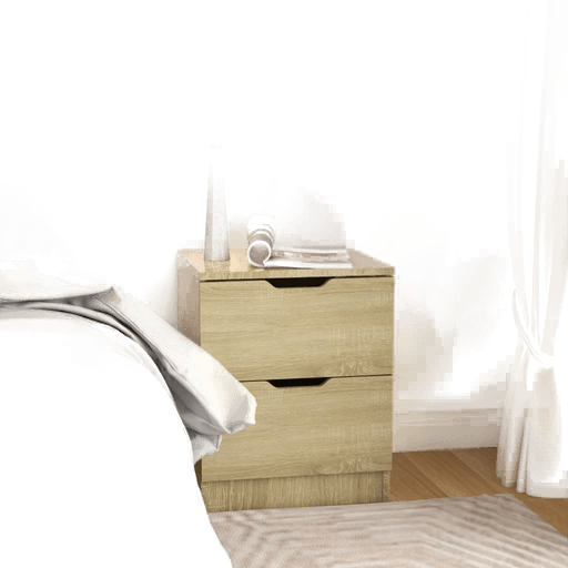 Vidaxl Nattbord sonoma eik 40x40 cm