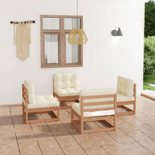 Vidaxl Hagesofagruppe 4 deler