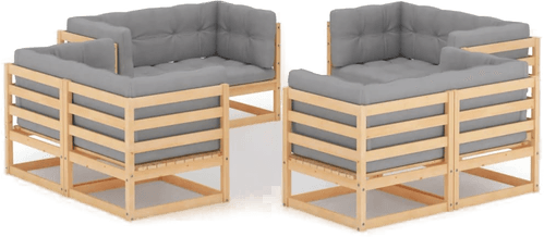 Vidaxl Hagesofagruppe 8 deler