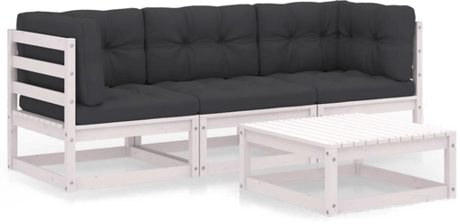 Vidaxl Hagesofagruppe 4 deler